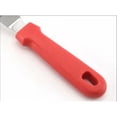 thumbnail image 3 of Acier Inoxydable, Manche en Plastique avec Trous, Spatule Crème pour le Corps Courbée (Rouge), 3 of 5