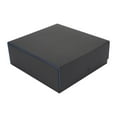 thumbnail image 1 of Caja para de cartas coleccionables con cierre magnético, organizador multiusos para tarjetas de béisbol, PU Azul negro, 1 of 7