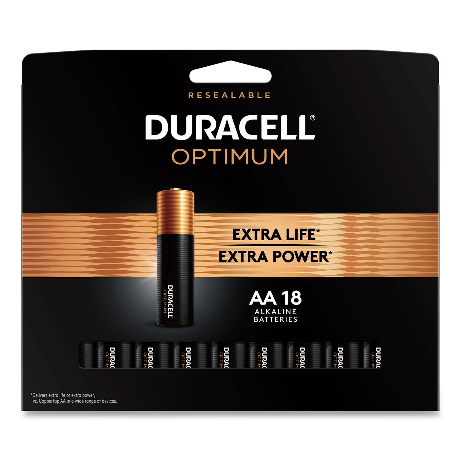Duracell Products Company Optimum Alkaline Aa , 18/pack