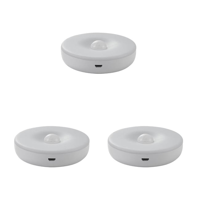 Kearding Lámpara de noche LED, lámpara de pared con Sensor de luz para armario recargable por USB, lámpara de decoración para el hogar y el Type1 NO1