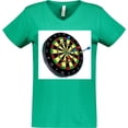 thumbnail image 3 of Inktastic Dart Board Women's V-Neck T-Shirt, 3 of 5