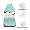 thumbnail image 3 of Lsque French Bulldog Taking a Bath Pattern Car Seat Covers for Front Seats , Waterproof Seat Covers for Cars, Sporty Front Seat Covers,Car Seat Cover Protector Front Seats, 3 of 5
