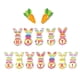 thumbnail image 3 of Party Cartoon Bunny Pull Pascua Holiday Theme Decoración Pull Flower Outdoor o Indoor Spring Theme Party Supplies Yotijar banderín de pascua, 3 of 5