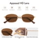 thumbnail image 5 of Gafas de Sol Ovaladas Retro Pequeñas Appassal AP3716 Dorado/Marrón, 5 of 5