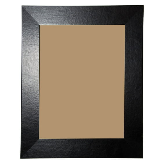 Rayne Mirrors Black Wide Leather Frame