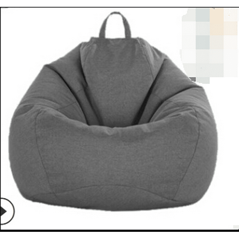 Carolilly 1pc Classic Sofa Chairs Lazy Lounger Bean Bag Storage