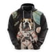 thumbnail image 2 of Sudadera con capucha con estampado de perro astronauta, divertida sudadera con capucha de golden retriever, dóberman para hombre, sudadera con capucha unisex informal para mascotas y labrador, 2 of 5