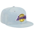 thumbnail image 3 of Men's New Era Denim Los Angeles Lakers Injection Denim Patchwork 9FIFTY Snapback Hat, 3 of 6