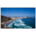 thumbnail image 1 of Picture-Tiles.com: Waves Ceramic Tile Wall Mural WAL501173-53L. 40"W x 24"H using (15) 8" x 8" Ceramic Tiles-Satin Finish, 1 of 3