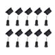 thumbnail image 1 of PTOOTP 10 pares de fundas protectoras antipolvo para puerto USB tipo C de silicona (negro), 1 of 7