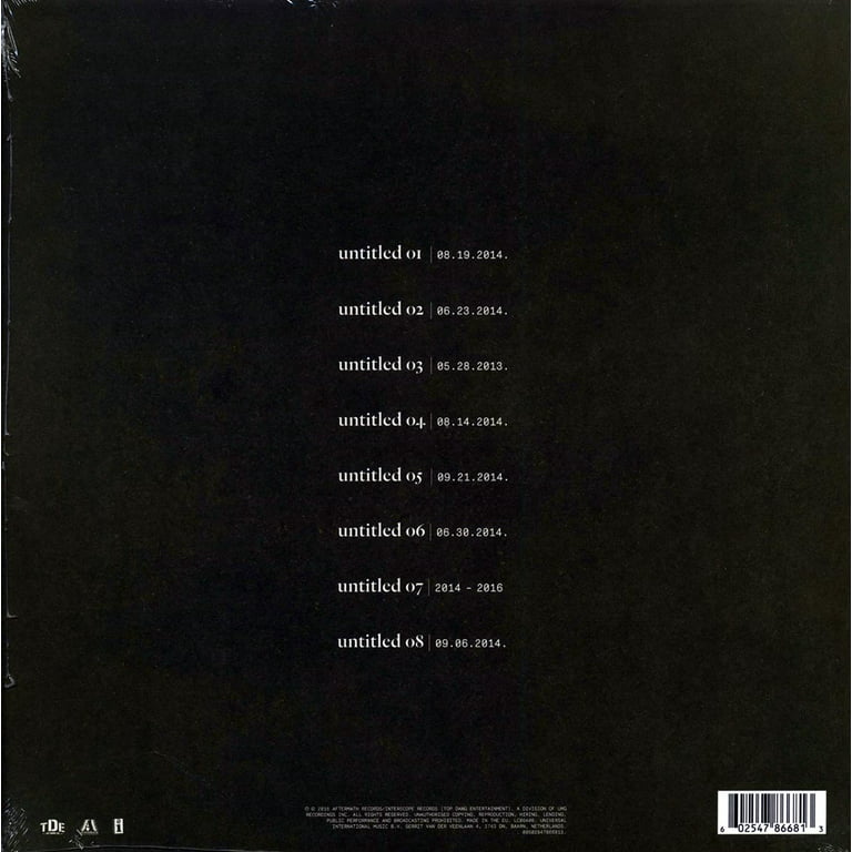 Kendrick Lamar - Untitled Unmastered. - Vinyl (explicit) 
