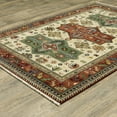 thumbnail image 2 of Oriental Weavers Lilihan Wool Blend Area Rug - 8022R - 7'10" x 10'10" - in Red/ Multi - Southwestern Lodge Style, Wool Blend, Dining, Living Room Rug, 2 of 5