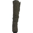 thumbnail image 5 of Women's Cliffs by White Mountain Francie Knee High Boot Charcoal Sueded Smooth 6 W, 5 of 6