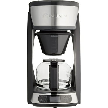 BUNN Heat N Brew Programmable Coffee Maker, 10 cup, Stainless Steel