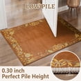 thumbnail image 2 of 2x3 Entryway Rug Bathroom Rugs for Front Door Bedroom Kitchen, Washable Vintage Print Carpet, Floor Mat with Non Slip Backing, 2 of 8