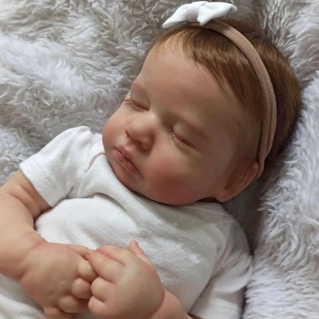 50 CM 3D-Paint With Visible Veins Soft Silicone Reborn Baby Doll Toy Like Real 20 Inch Sleeping Alive Kids Boneca Art Bebe