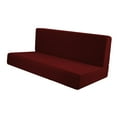 thumbnail image 4 of Almencla 4 Pieces RV Seat Covers Soft Bench Covers Camper Cushion Covers for Trailers red, 4 of 8
