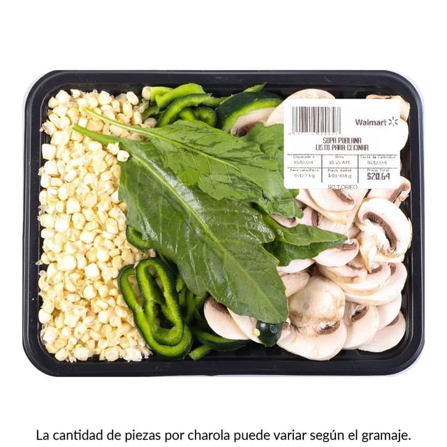 Verduras para sopa poblana Naturalmente Express por kilo