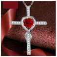 thumbnail image 4 of Dije de Rosa y Cadena High Monaco RoseGrace04 4Pzas Plata collar cruz rosa Infinita 2x3cm, 4 of 5