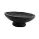 thumbnail image 2 of Cuenco de pedestal decorativo, frutero de madera versátil para fiestas en casa y aperitivos. negro, 2 of 9