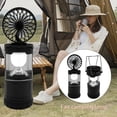 thumbnail image 1 of Linterna de Camping 2 en 1 con ventilador, luces de Camping portátiles impermeables a , lámpara de tienda plegable para viaje de pesca al aire Macarena Luz de tienda con ventilador, 1 of 8