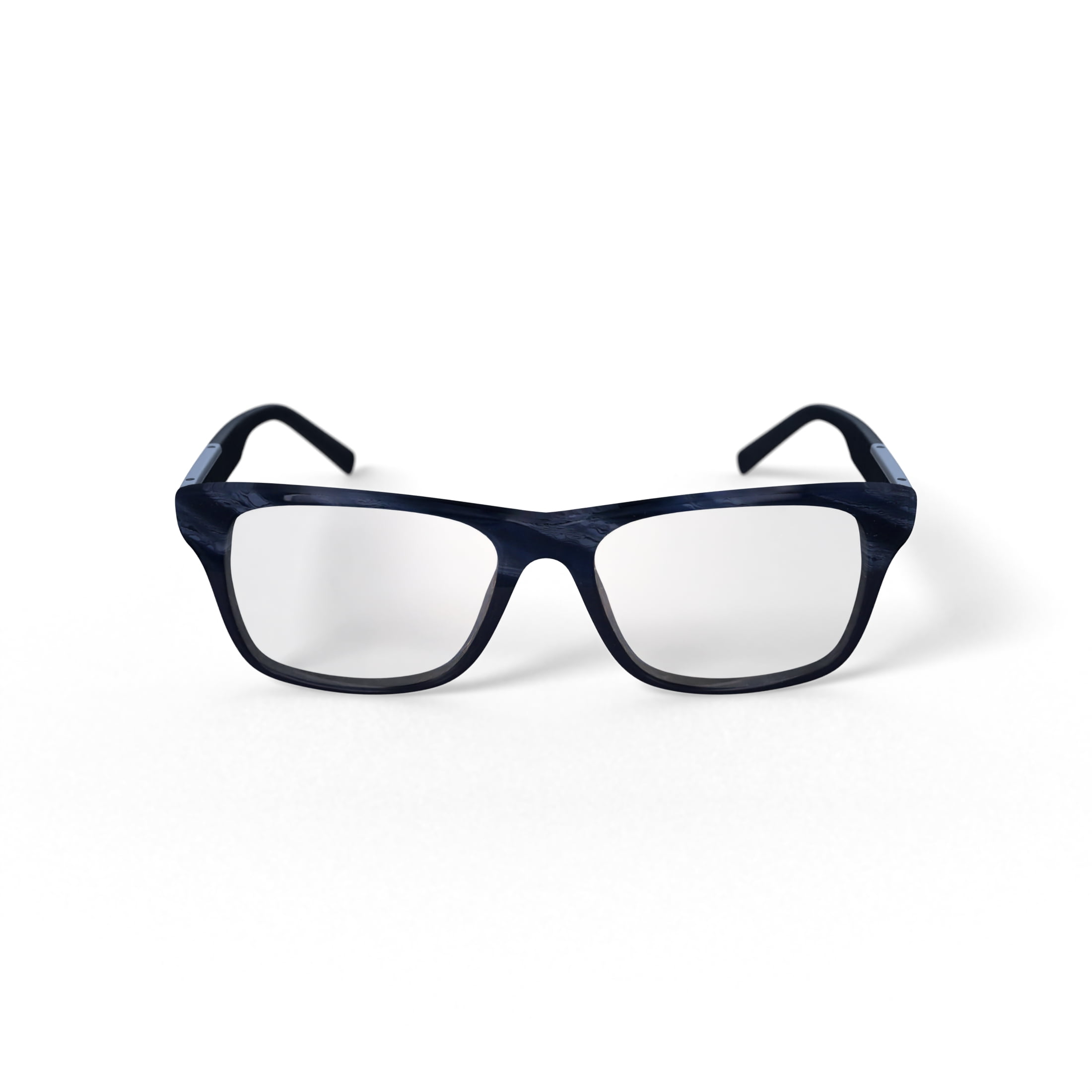 Reverb Men's RVMO5104 Prescription Eyeglasses with Case, Blue/Grey