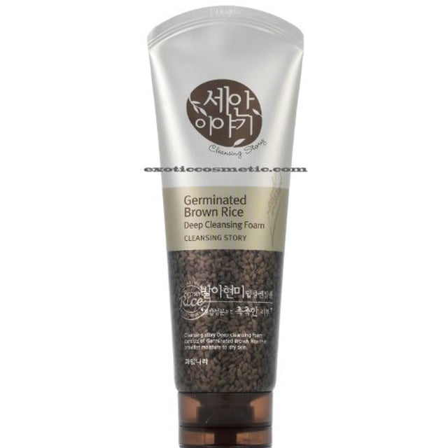New Cleansing Story Espuma de limpieza profunda facial natural - Arroz integral