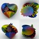 thumbnail image 3 of Juguete antiestrés con forma de corazón y engranajes, impreso en 3D, 3 of 6