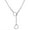 Silver, variant on SkyAuks Heart Slip Chain Necklaces for Women, Stainless Steel O-Ring Adjustable Lariat Heart Y-Necklace, Punk Gothic Cuban Collar Necklace Jewelry for Men