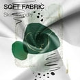 thumbnail image 3 of Abstract Mid Century Shower Curtain Watercolor Green Chic Pattern Design for Modern Minimalist Bathroom Decor Accessories Shower Curtain Set with 12 Hooks, 72x84 Inches, 3 of 6