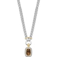 thumbnail image 2 of Sterling Silver Flash Gold-Plated Cz Necklace Made In China qg2922-16, 2 of 5