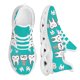 thumbnail image 1 of Zapatillas de plataforma con dibujos de dientes, cómodas y transpirables, de punto, para verano, color negro, 1 of 6