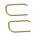 thumbnail image 2 of Aretes Hugo Mini Barra Dorado, 2 of 10