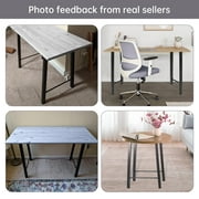 Kojem Clearance 28 Desk Legs ,Metal Chair Legs Table Legs ,28H×20W, Black Heavy Duty, Set of 2 ,Steel Desk Leg,Furniture Leg