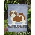 thumbnail image 3 of Shih Tzu Welcome Garden Flag, 3 of 3