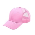 thumbnail image 2 of Femmes Réglables Queue de Cheval Casquette de Baseball Fille Snapback Chapeaux d'Été Féminins Maille Filet Camionneur Chapeau, 2 of 7
