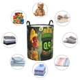 thumbnail image 6 of Wobbly Life Large Laundry Basket With Handle, Collapsible Laundry Hamper, Dirty Clothes Storage Basket For Living Room, Bathroom, Bedroom, College Dorm, 6 of 8