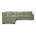 thumbnail image 3 of GTR Leather Montreal 121.5" Wide Upholstered Sectional, Boca Linen, 3 of 9