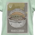 thumbnail image 2 of Girl's Star Wars: The Mandalorian The Child Cradle Graphic Tee Mint Small, 2 of 4