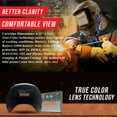 thumbnail image 6 of Welding Helmet, True Color Solar Power Auto Darkening Welding Helmet Welder Hood with Adjustable Shade Range for Mig Tig Arc Sensor Welder Mask, 6 of 8