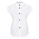 thumbnail image 2 of Playeras,Blusas y Tops,Ropa para Mujer Camiseta sin espalda de verano de color liso para mujer, ajustado, sin mangas, con cuello levantado, camiseta, chaleco superior (White, L), 2 of 7