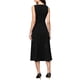 thumbnail image 3 of Vestidos de oficina INSPIRAR CHIC para mujeres 2025, vestido midi sin mangas con cuello simulado en línea A, color negro, 3 of 6
