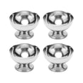 thumbnail image 1 of Vaso de metal para pudín, 4 piezas, cuenco para helado, cuenco para helado, vaso de metal para helado, diseño a prueba de futuro, 1 of 14