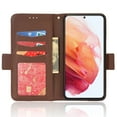 thumbnail image 2 of Wallet Case for Samsung Galaxy A15, Silicone Lychee Pattern PU Leather Shockproof Flip Cover with Card Slots Holder Magnetic Clasp Lock Drop Resistant Kickstand Phone Case,Brown, 2 of 7