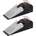 thumbnail image 1 of Mini Wireless Door Stop Alarm, 2 Pack Wedge Door Stop Blocking Security System with 120dB Siren, 1 of 5