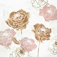 thumbnail image 2 of Isabelle Z 20x20 Black Ornate Wood Framed with Double Matting Museum Art Print Titled - Rose Garden II, 2 of 4