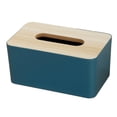 thumbnail image 1 of Laklulu - Funda rectangular para caja de pañuelos de papel, soporte para guardar pañuelos faciales en el tocador del baño, encimera o tocador del dormitorio, 1 of 5