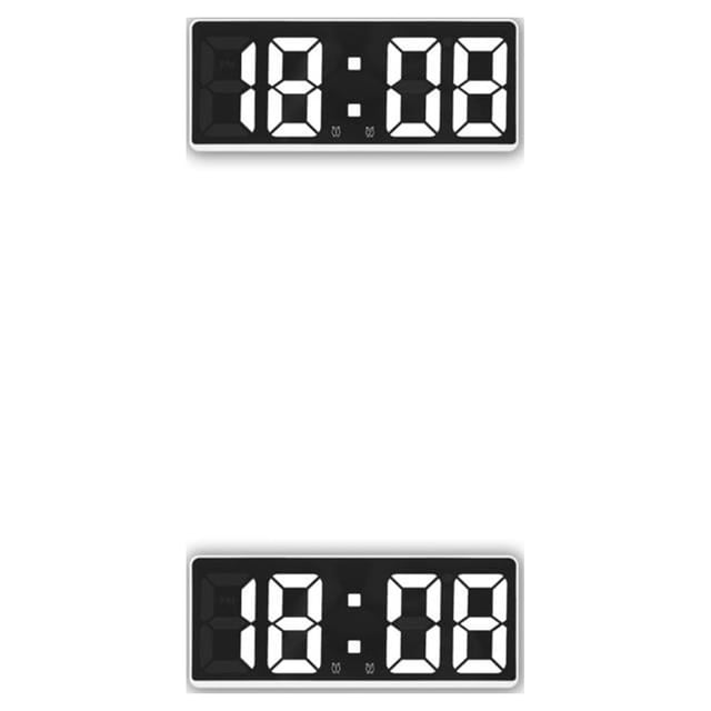 Reloj digital LED Naiovety Recargable 2 Modo 5 Engranaje Control de sonido Tipo 1 2Conjunto