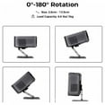 thumbnail image 4 of AOOOWER Foldable Metal Projector Stand With 180 Degree Rotation Adjustable Height, 4 of 6
