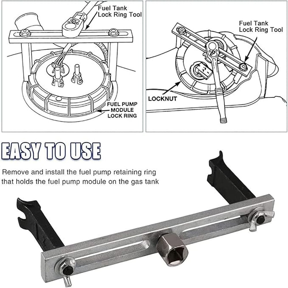 Universal Fuel Pump Lock Ring Tool For BMW AUDI Honda Toyota USA